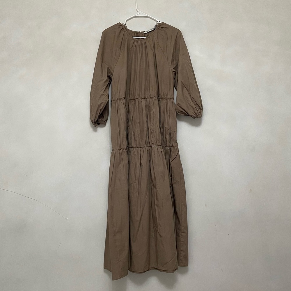 Zara Brown Dress
